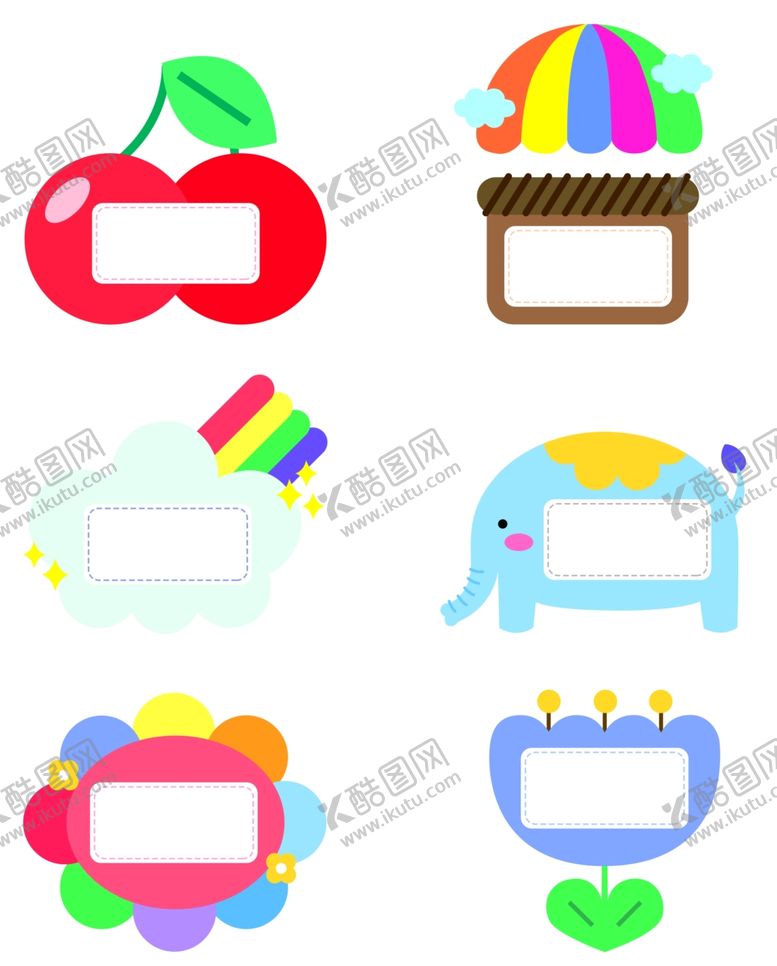 编号：48140107021834139125【酷图网】源文件下载-水果动物卡片