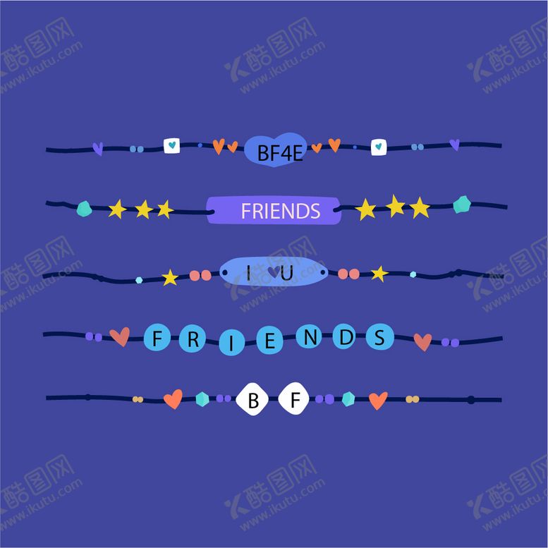编号：84973010080508102976【酷图网】源文件下载-编织手环 