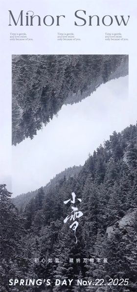 小雪 大雪寒露雪景冬至冷气意境白雪新