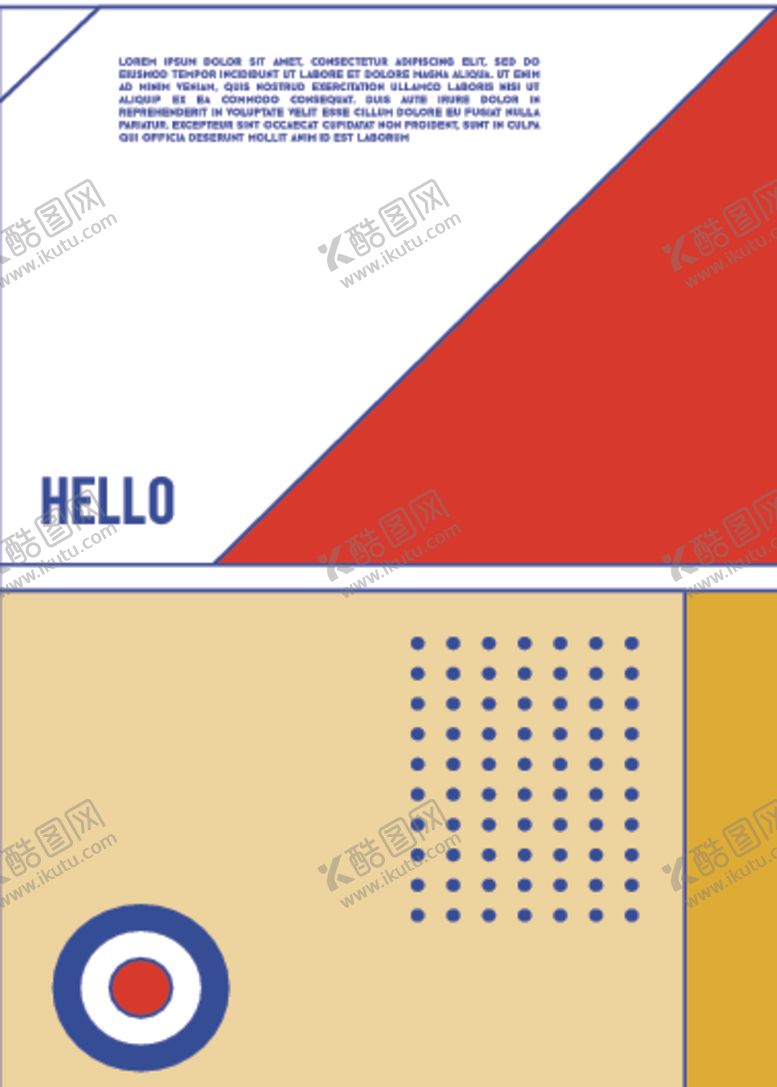 编号：77187909231208411255【酷图网】源文件下载-几何拼接排版设计