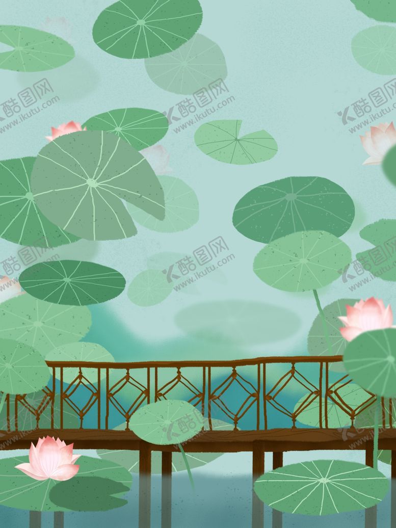 编号：34554910201210562882【酷图网】源文件下载-荷塘月色海报