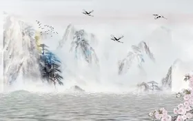 中式山水画