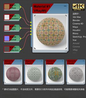 4K超清瓷砖材质贴图