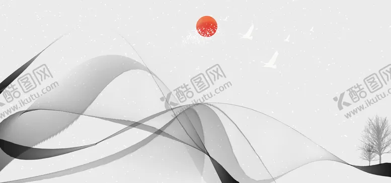 编号：40769109121718130345【酷图网】源文件下载-水墨山水 