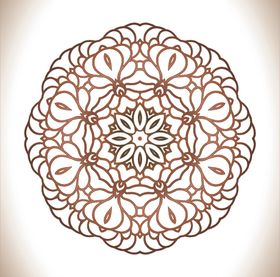 曼陀罗花纹