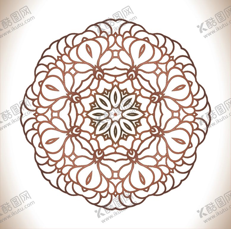 编号：67569010291725142487【酷图网】源文件下载-曼陀罗花纹