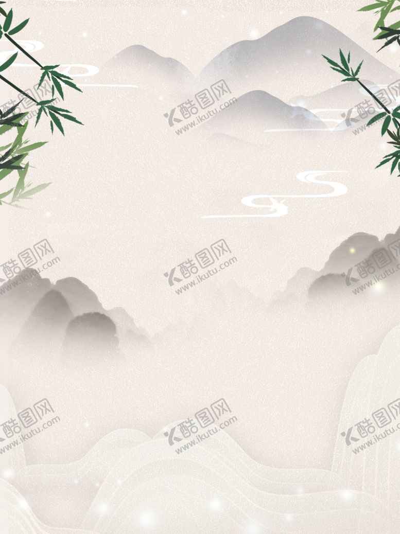 编号：51129609150923317659【酷图网】源文件下载-中国风竹子背景