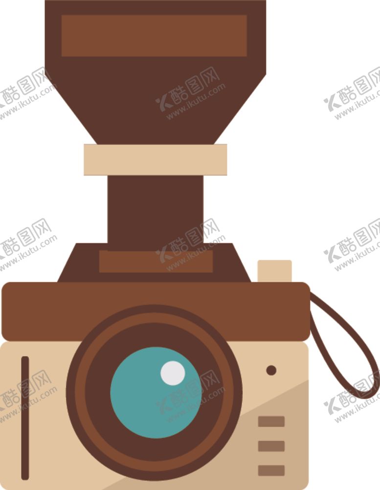 编号：16345505050534418596【酷图网】源文件下载-手绘照相机
