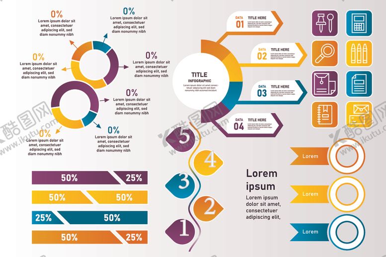 编号：90722104011338592440【酷图网】源文件下载-商务信息图表