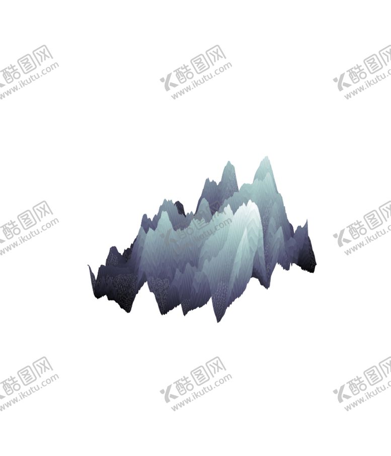 编号：50927409280914497357【酷图网】源文件下载-抽象山峰