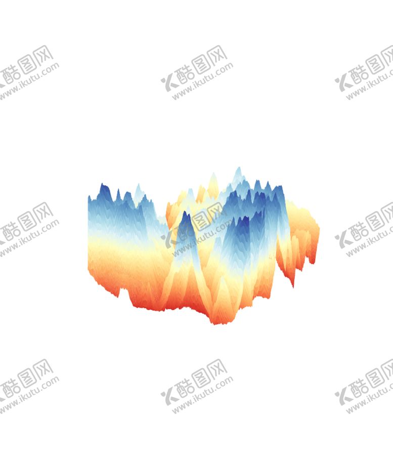 编号：81865604170639576566【酷图网】源文件下载-抽象山峰