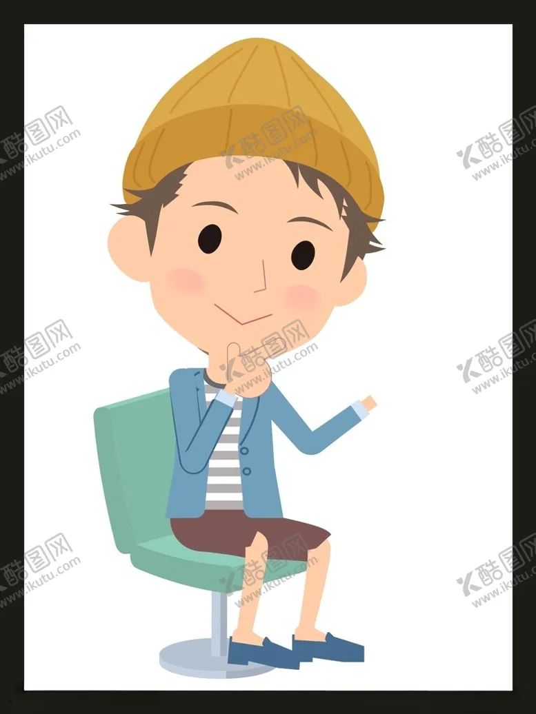 编号：22332101312338355956【酷图网】源文件下载-手绘男人男孩