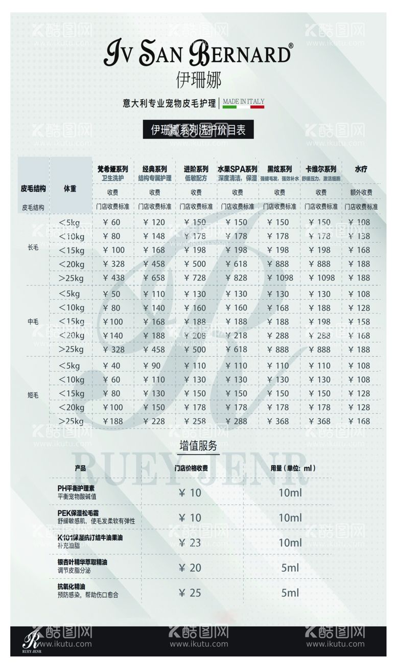 编号：92652103072142492021【酷图网】源文件下载-宠物店价目表