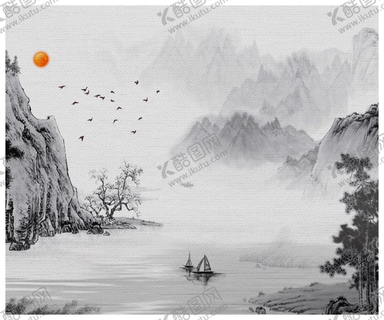 编号：36644405130218481048【酷图网】源文件下载-山水图