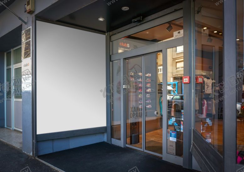 编号：95603709091547404527【酷图网】源文件下载-商场灯箱广告展位样机