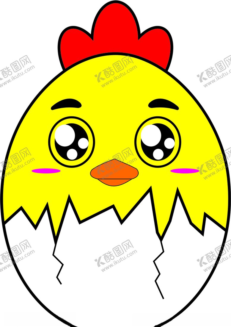 编号：95600809201913533360【酷图网】源文件下载-破壳而出的小鸡