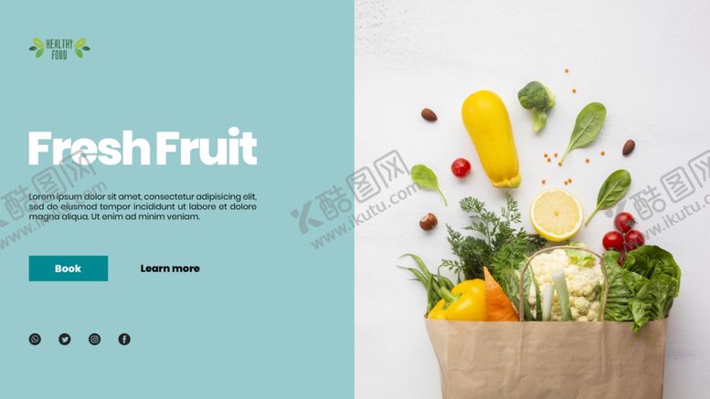 编号：53317309171512327059【酷图网】源文件下载-新鲜水果banner