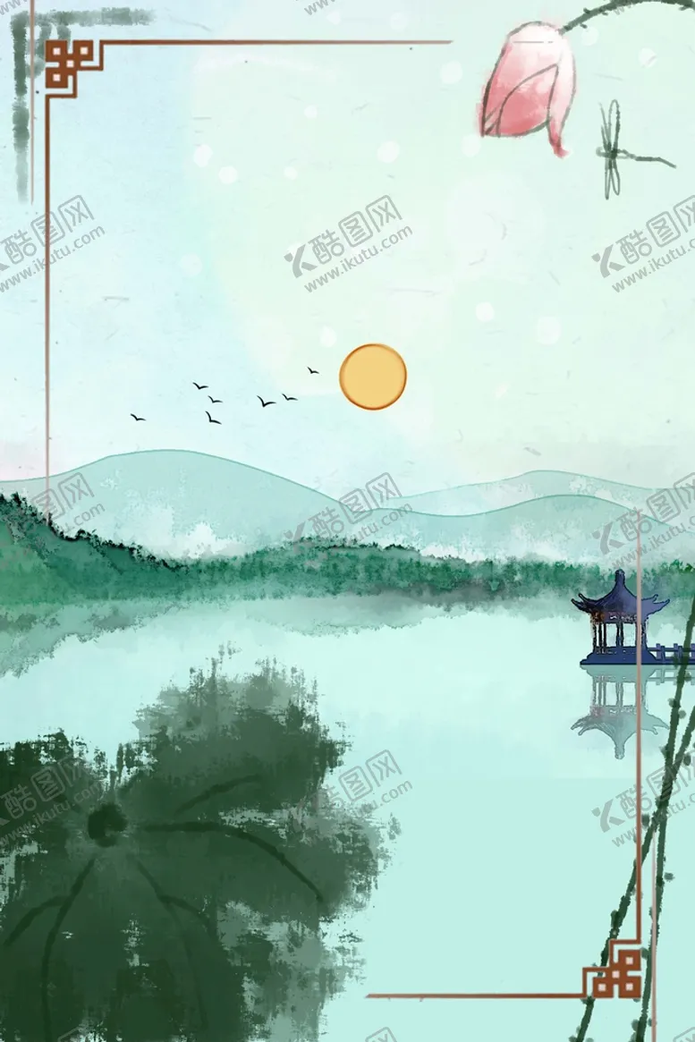 编号：31353612202205327098【酷图网】源文件下载-水墨背景