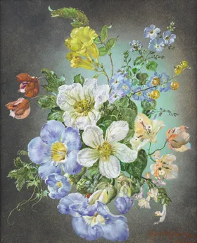 花卉静物油画鲜绘书法水果绘