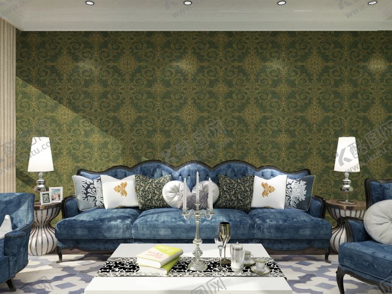 编号：96185901050210293914【酷图网】源文件下载-优雅客厅沙发组合场景