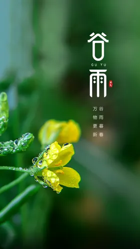 谷雨无框画播种灯箱诗会