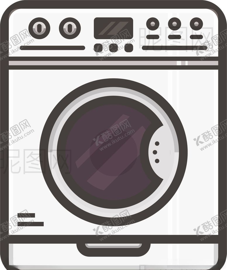 编号：93388909101714256493【酷图网】源文件下载-滚筒洗衣机