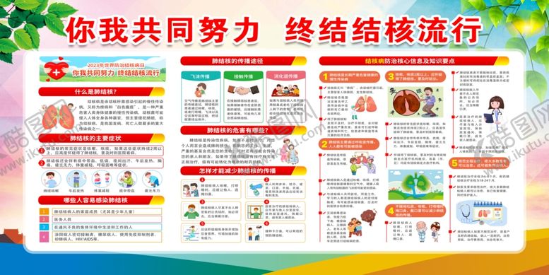 编号：29823607072330109308【酷图网】源文件下载-肺结核展板