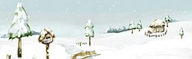 白雪皑皑雪山