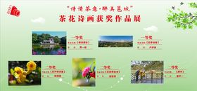 摄影获奖展板