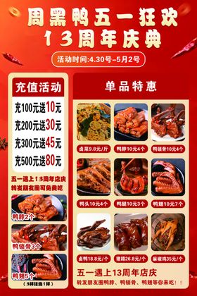 周五狂欢13周年庆典海报
