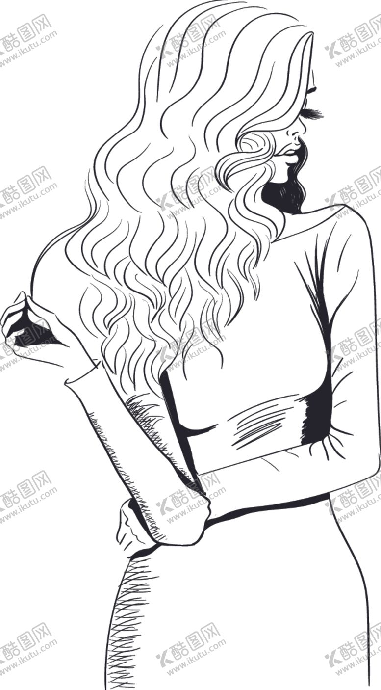 编号：24033407121618242159【酷图网】源文件下载-女性插画