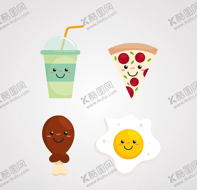 编号：36819806302318142234【酷图网】源文件下载-可爱食物