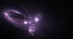 宇宙星空云唯美云背景