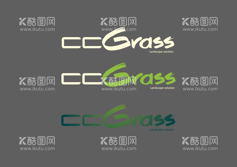 编号：30982109220035461758【酷图网】源文件下载-CCGrass休闲草logo