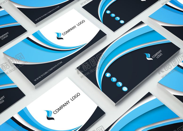 编号：77169909200604465709【酷图网】源文件下载-矢量名片模板