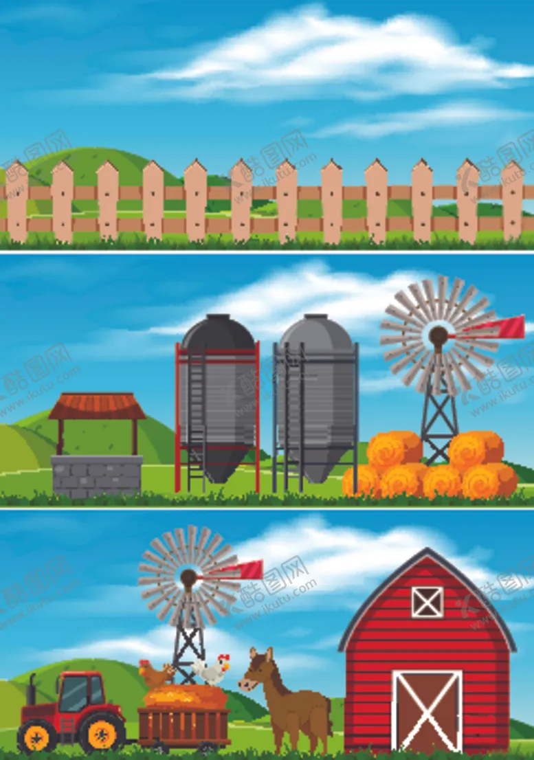 编号：43081309092143515320【酷图网】源文件下载-卡通农场