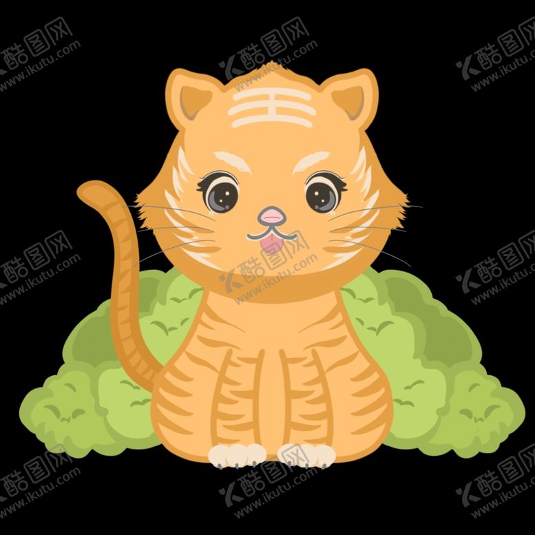 编号：71015409200930576879【酷图网】源文件下载-卡通老虎
