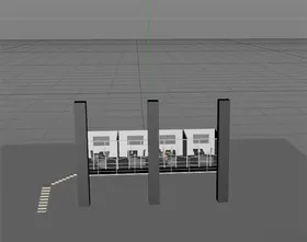 3D办公室建模