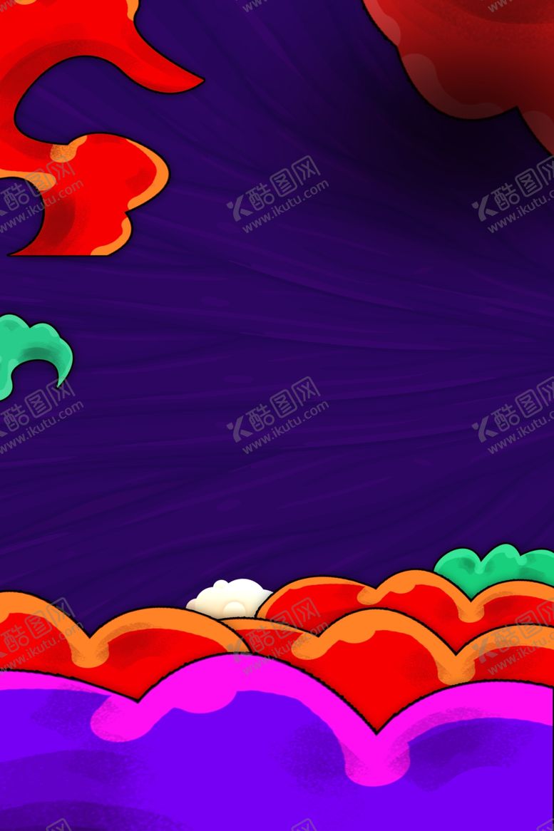 编号：93521309220404591501【酷图网】源文件下载-国潮背景