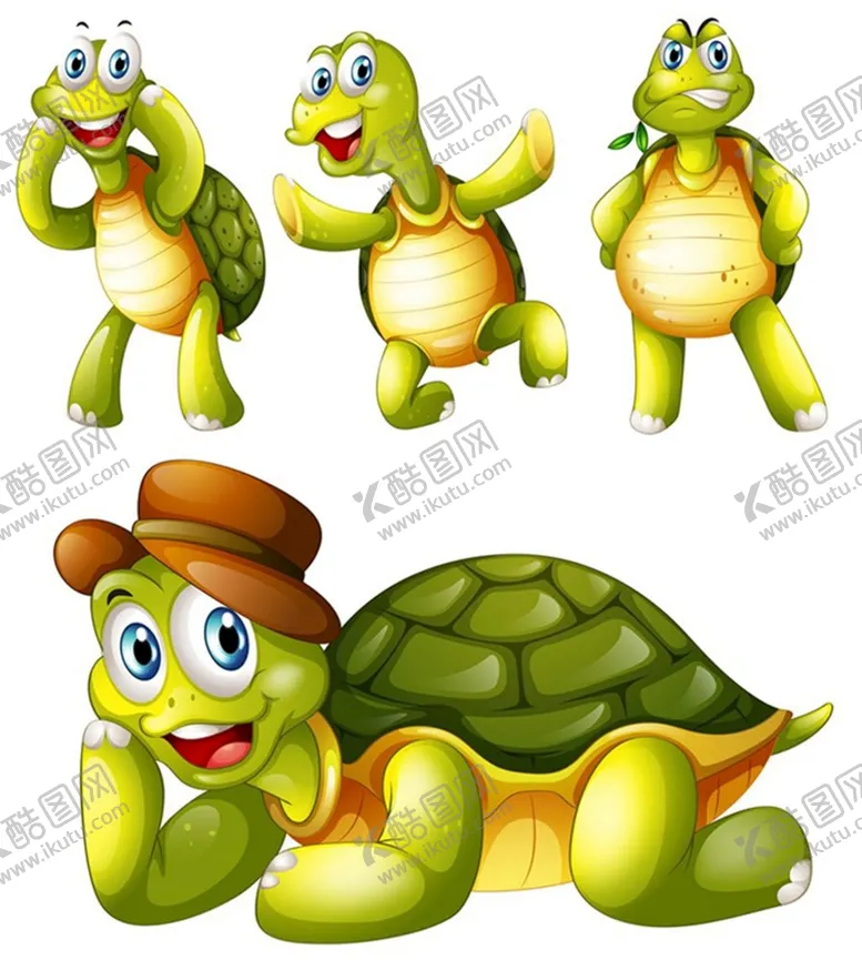 编号：36934710300031219146【酷图网】源文件下载-卡通乌龟