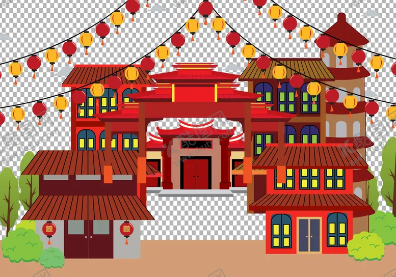 编号：85349209250956186539【酷图网】源文件下载-红灯笼            