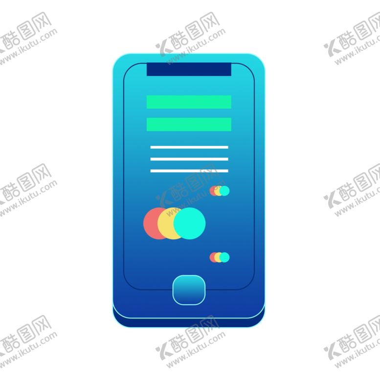 编号：13206807070743476454【酷图网】源文件下载-卡通手机元素