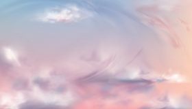 天空或天堂自然日落
