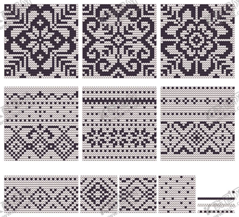编号：72501110151025288542【酷图网】源文件下载-毛衣花纹