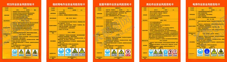 编号：52705201172142265410【酷图网】源文件下载-安全风险告知卡