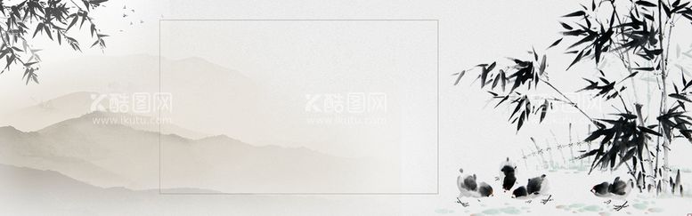 编号：96079510160118048678【酷图网】源文件下载-中国风水墨banner海报背景