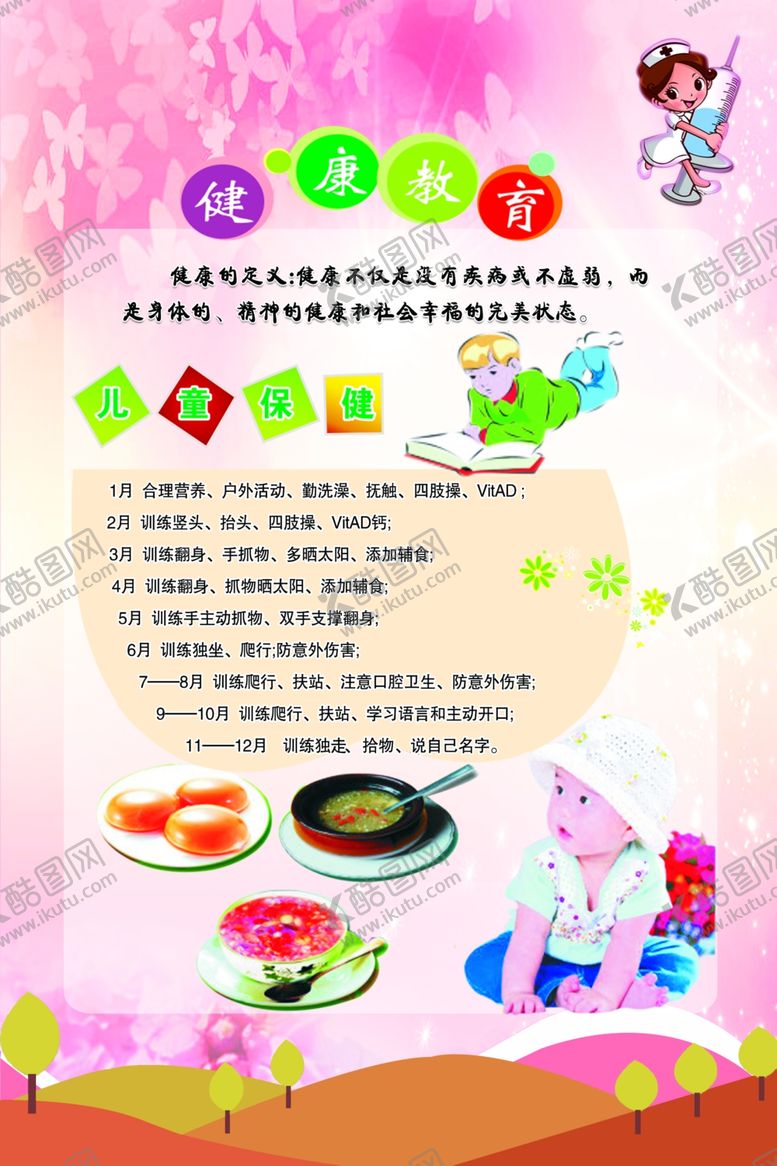 编号：17645310201814509923【酷图网】源文件下载-儿童保健展板