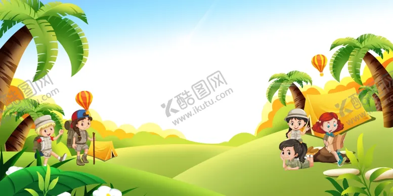 编号：77430604160002469405【酷图网】源文件下载-夏令营背景