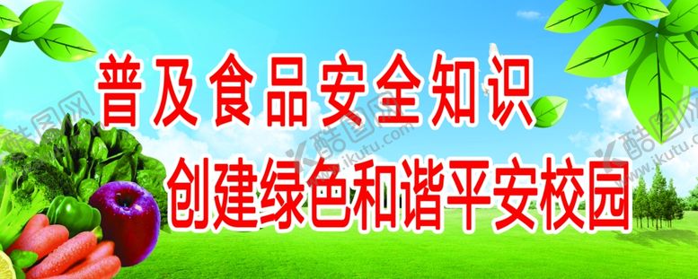 编号：99002609231411153993【酷图网】源文件下载-食品安全宣传