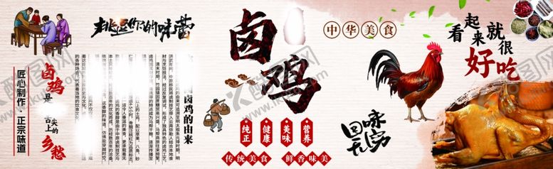 编号：25666211242154072780【酷图网】源文件下载-卤鸡海报